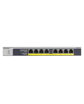 Switch Netgear GS108LP-100EUS 8p PoE 60W (PoE+: 8p) Unmanaged Gigabit