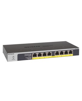 Switch Netgear GS108LP-100EUS 8p PoE 60W (PoE+: 8p) Unmanaged Gigabit