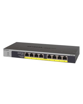 Switch Netgear GS108LP-100EUS 8p PoE 60W (PoE+: 8p) Unmanaged Gigabit