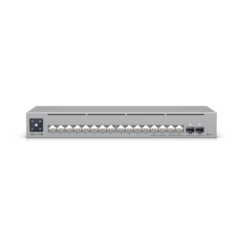 Switch Ubiquiti UniFi Pro Max 16 PoE 18p PoE ( PoE+: 12 PoE++: 4 ) Managed Gigabit/Multigigabit/10G