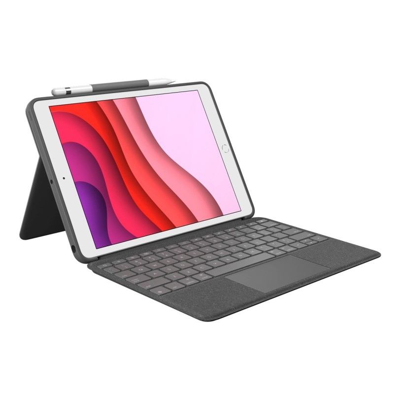 Logitech Combo Touch QWERTY British English Smart Connector Grafitowy