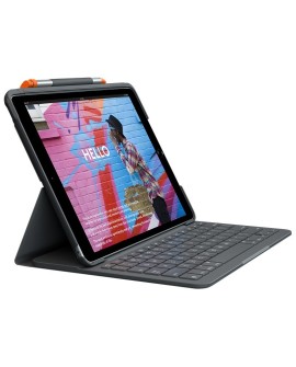 Logitech Slim Folio QWERTZ Niemiecki Bluetooth Grafitowy