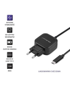 Ładowarka Qoltec 50190 (3400 mA 17W USB, USB typ C)