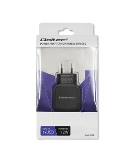 Ładowarka sieciowa Qoltec 50180 (2400 mA 12W USB)