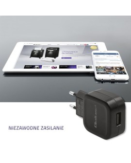 Ładowarka sieciowa Qoltec 50180 (2400 mA 12W USB)