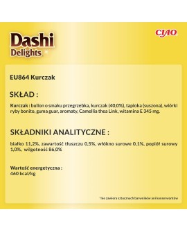 INABA Dashi Delights Kurczak - Przysmak dla kotów - 70g