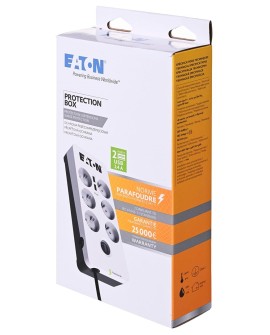 Listwa przeciwprzepięciowa EATON PB6UF (6 x UTE 10 A kolor biały)