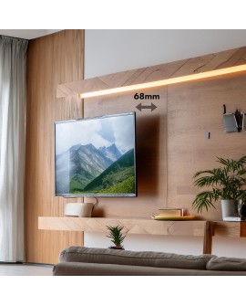 MACLEAN UCHWYT DO TV, MAX VESA 800X400, 43-100", 120KG, REG. ODCHYLENIA +15°~-15° MC-422