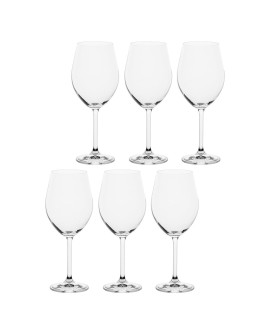 Zestaw 6 kieliszków do czerwonego wina Novello - Przezroczysty, 425 ml