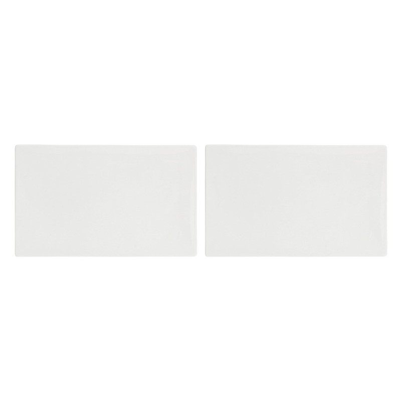 LA PORCELLANA BIANCA ESSENZIALE GOURMET Zestaw 2 tac do serwowania 35 x 23 cm