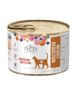 4VETS NATURAL - WEIGHT REDUCTION 185g karma kot