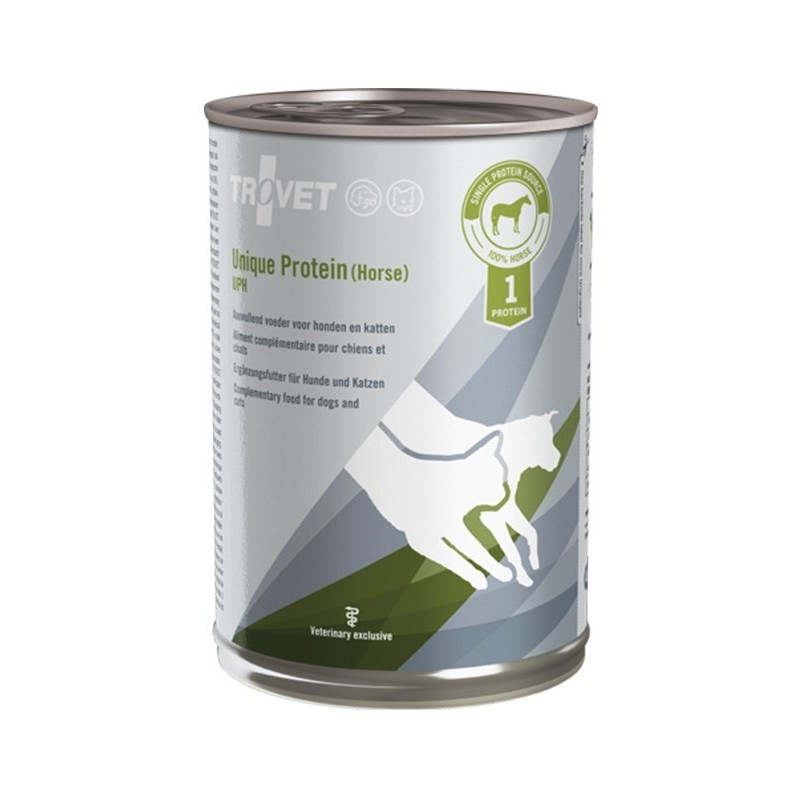 TROVET Unique Protein UPH z koniną - mokra karma dla psa i kota - 400 g