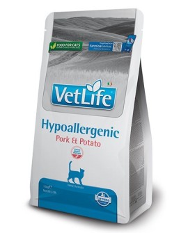 FARMINA VET Life Hypoallergenic Feline Pork & Potato - sucha karma dla kota - 1,5 kg