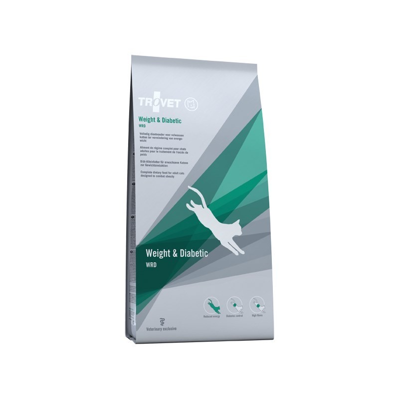 TROVET Weight & Diabetic WRD - sucha karma dla kota - 3 kg