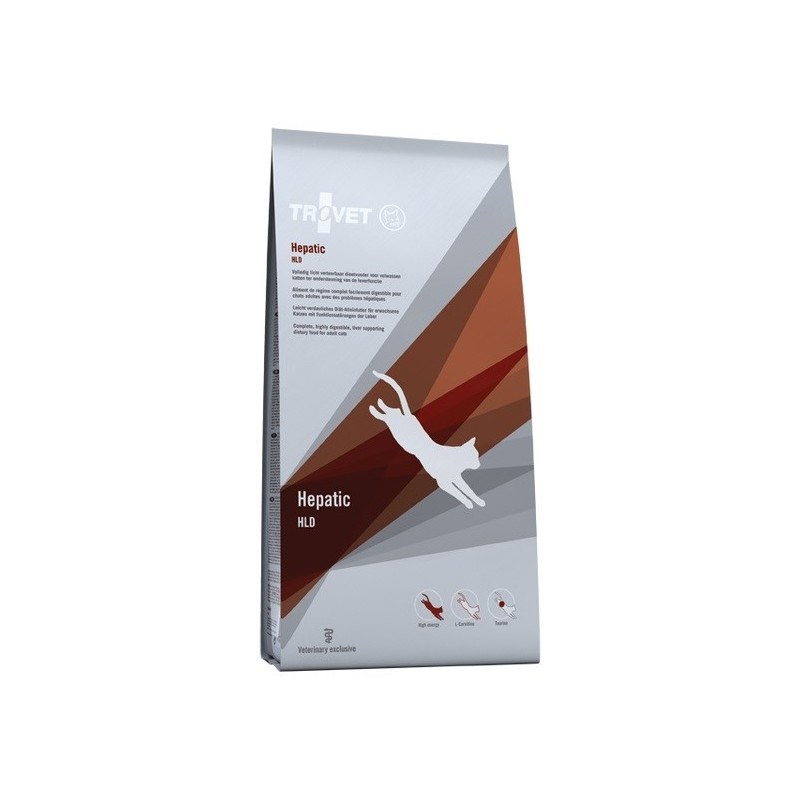 TROVET Hepatic HLD z kurczakiem - sucha karma dla kota - 3 kg