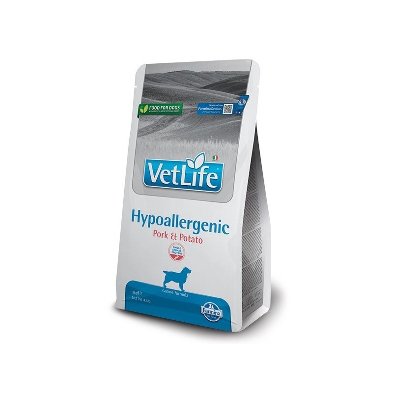 FARMINA Vet Life Hypoallergenic Pork & Potato - sucha karma dla psa - 2 kg