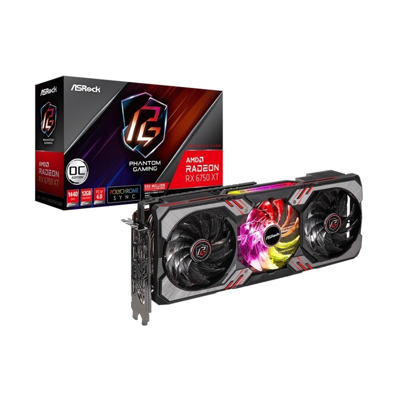 Karta graf. Asrock RX 6750 XT Phantom Gaming D 12G