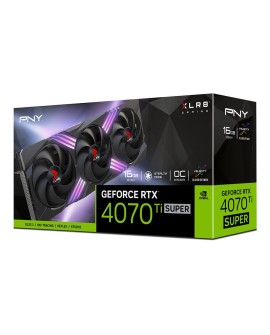 PNY GeForce RTX™ 4070 Ti SUPER 16GB OC XLR8 ARGB TF NVIDIA GeForce RTX 4070 Ti SUPER GDDR6X