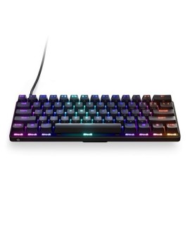SteelSeries Gaming Keyboard Apex 9 Mini Gaming keyboard Durable and Portable, the detachable USB-C braided cable can withstand