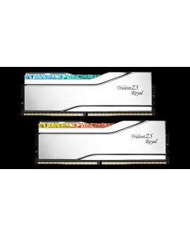 G.SKILL TRIDENT Z5 ROYAL RGB DDR5 2X16GB 6400MHZ CL30 SILVER F5-6400J3039G16GX2-TR5S
