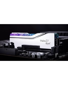 G.SKILL TRIDENT Z5 ROYAL RGB DDR5 2X16GB 6400MHZ CL30 SILVER F5-6400J3039G16GX2-TR5S