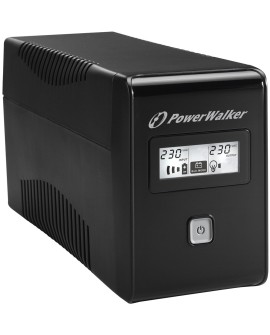 POWER WALKER UPS LINE-IN VI 850 LCD 850VA 2X SCHUKO, RJ11, USB, LCD