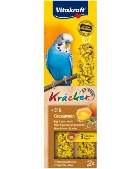 VITAKRAFT KRACKER 2szt dla papugi fal. jajko/sezam