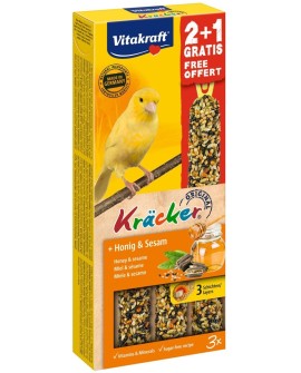 VITAKRAFT Kracker miód i sezam - przysmak dla kanarka - 2+1