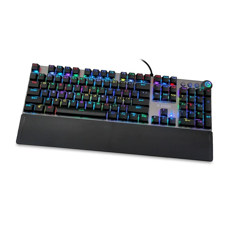 Klawiatura mechaniczna IBOX AURORA K-4 RGB IKGMK4 (USB (US) kolor czarny)