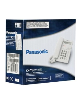 Telefon przewodowy Panasonic KX-TSC11PDW Biały