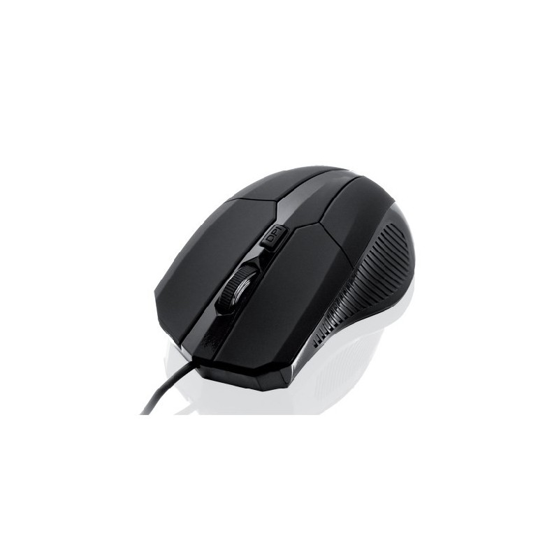 Mysz IBOX i005 LASEROWA PRZEWODOWA, USB IMLAF005 (laserowa 1600 DPI kolor czarny)