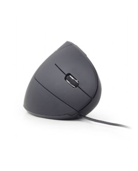 Mysz GEMBIRD MUS-ERGO-01 (optyczna 3200 DPI kolor czarny)
