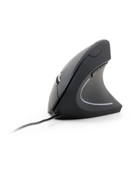 Mysz GEMBIRD MUS-ERGO-01 (optyczna 3200 DPI kolor czarny)