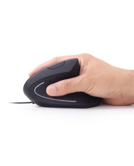 Mysz GEMBIRD MUS-ERGO-01 (optyczna 3200 DPI kolor czarny)