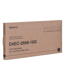 Synology 16GB DDR4 ECC Unbuffered DIMM (SA3400D, SA3200D, UC3400, UC3200, RS4021xs+, RS3621xs+, RS3621RPxs, RS2821RP+,