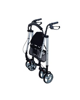 Podpórka rehabilitacyjna 4-kołowa Prestig Ultra light srebrna AR-006