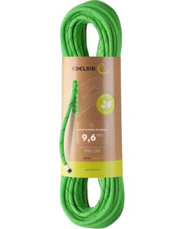 Lina tommy caldwell eco dry dt 9,6mm 60m-neon green EDELRID