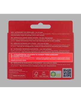 Odstraszacz kleszczy dla ludzi Tickless Active Coral