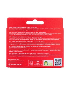 Odstraszacz kleszczy dla ludzi Tickless Active Coral