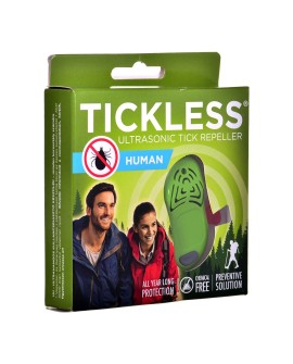 Odstraszacz kleszczy dla ludzi TickLess zielony