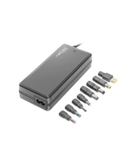 NATEC Torpedo UNI-90 adapter zasilający/ inwentor Wewnętrzna 90 W Czarny