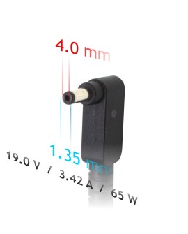 Zasilacz sieciowy Akyga AK-ND-55 do notebooka Asus (19 V 3,42 A 65W 4 mm x 1.35 mm)