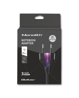 Zasilacz Qoltec 51508.45W do notebooka Asus (19 V 2,37 A 45W 3 mm x 1 mm)