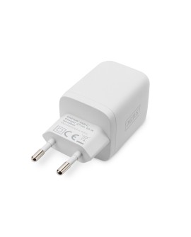 Digitus Ładowarka USB-C, 2-portowa, 65 W GaN