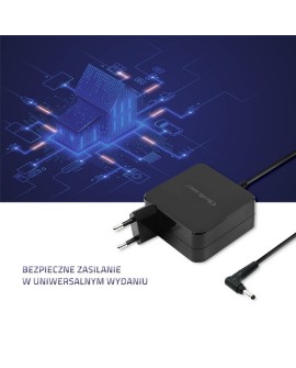 Zasilacz sieciowy Qoltec 51751 do notebooka Huawei (19 V 3,42 A 65W 4 mm x 1.7 mm)