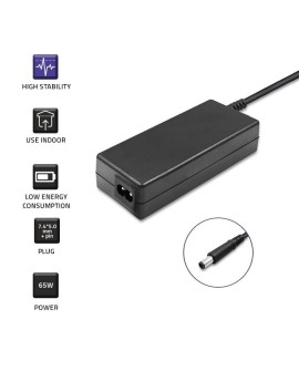 Zasilacz Qoltec 51519.65W do notebooka DELL (19,5 V 3,34 A 65W 7.4 mm x 5 mm)