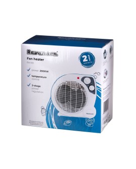 Termowentylator Ravanson FH-101 (2000W 2 stopnie grzania kolor biały)