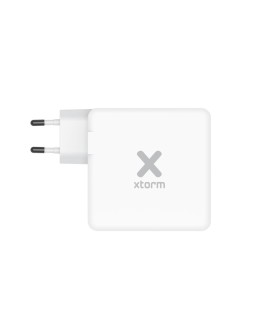 XTORM ŁADOWARKA SIECIOWA USB 3-PORTOWA 140W USB-C PD3.1 EPR GAN, BIAŁA (USB-C PD EPR 140W, USB-C PD100W, USB-A QC 3.0)