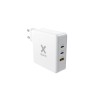 XTORM ŁADOWARKA SIECIOWA USB 3-PORTOWA 140W USB-C PD3.1 EPR GAN, BIAŁA (USB-C PD EPR 140W, USB-C PD100W, USB-A QC 3.0)