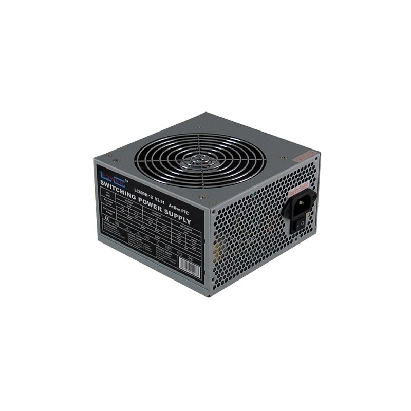 LC-Power LC600H-12 V2.31 moduł zasilaczy 600 W ATX Czarny